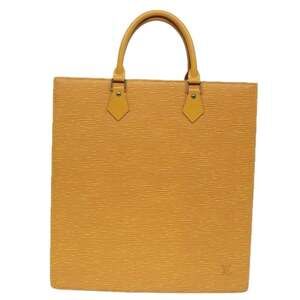Louis Vuitton Epi Sac Plat Handbag Yellow